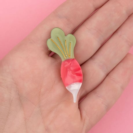 【Coucou Suzette】Radish ミニヘアピン