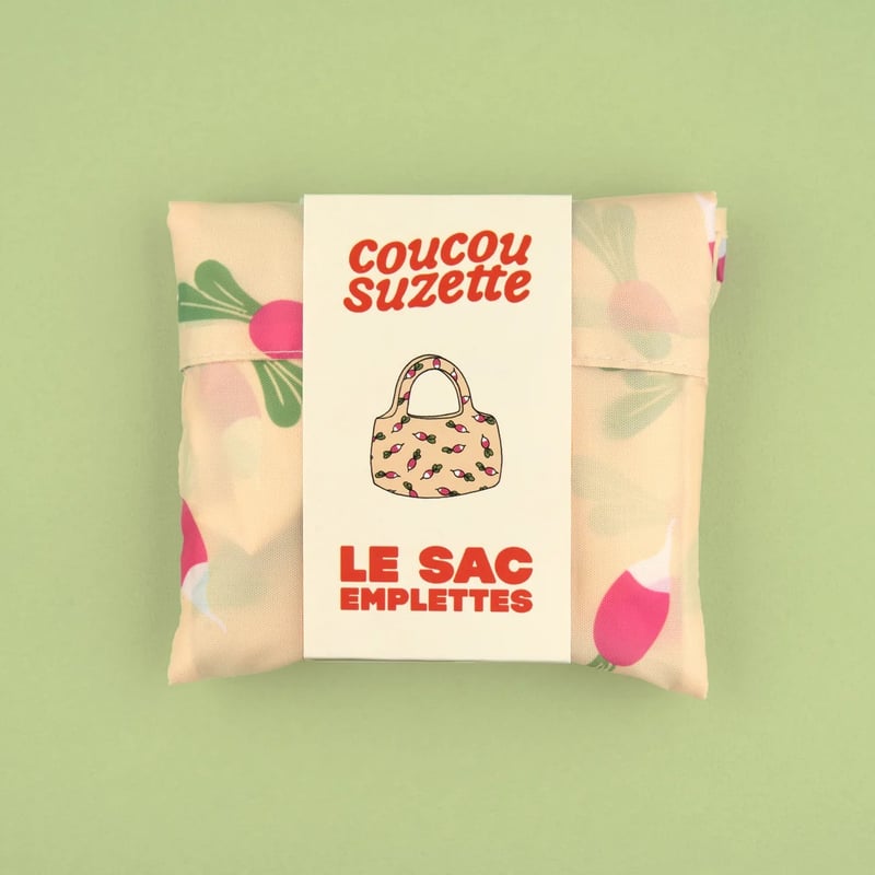 Coucou Suzette】Radish リユーザブルバッグ | goldandbouncy