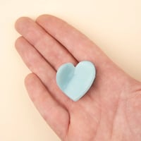 【Coucou Suzette】Mini Blue Heart ヘアクリップ