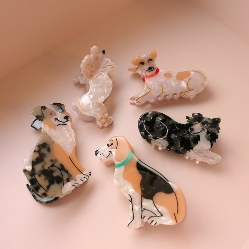 Coucou Suzette】Australian Shepherd ヘアクリップ | go