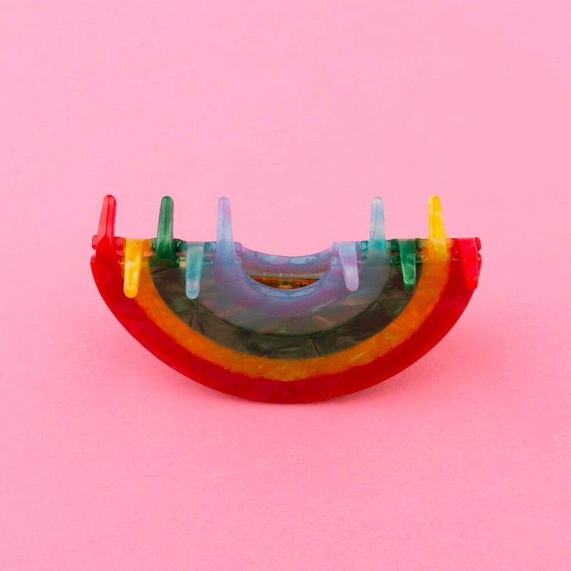 Coucou Suzette】Rainbow ヘアクリップ | goldandbouncy