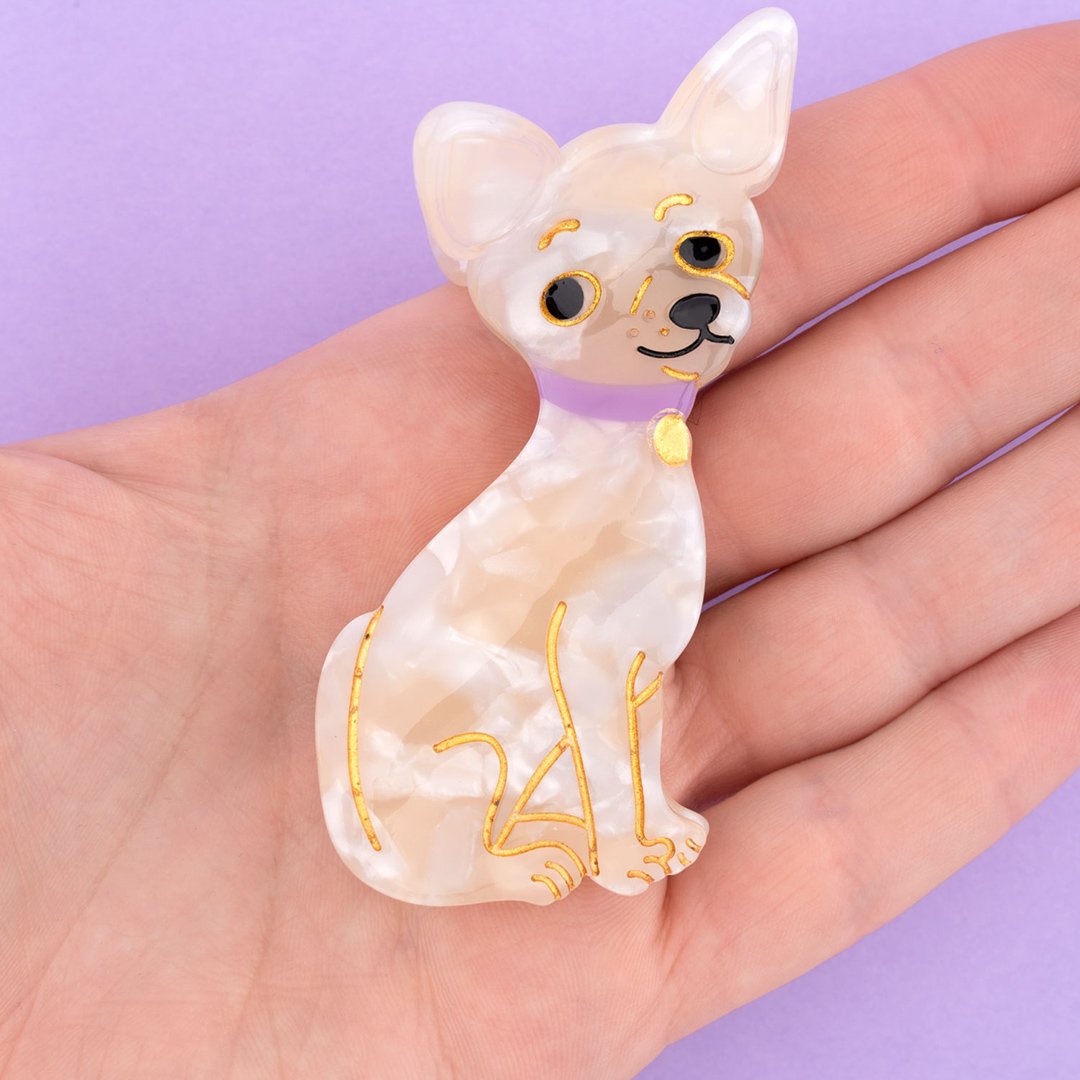 Coucou Suzette】Chihuahua ヘアクリップ | goldandbouncy Coucou Suzette】Chihuahua ヘアクリップ | goldandbouncy
