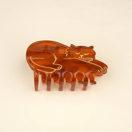 【Coucou Suzette】Brown Cat ヘアクリップ