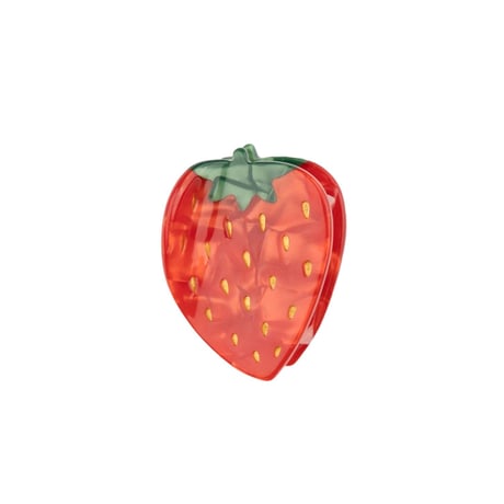 【Coucou Suzette】Strawberry ヘアクリップ （スモールサイズ）