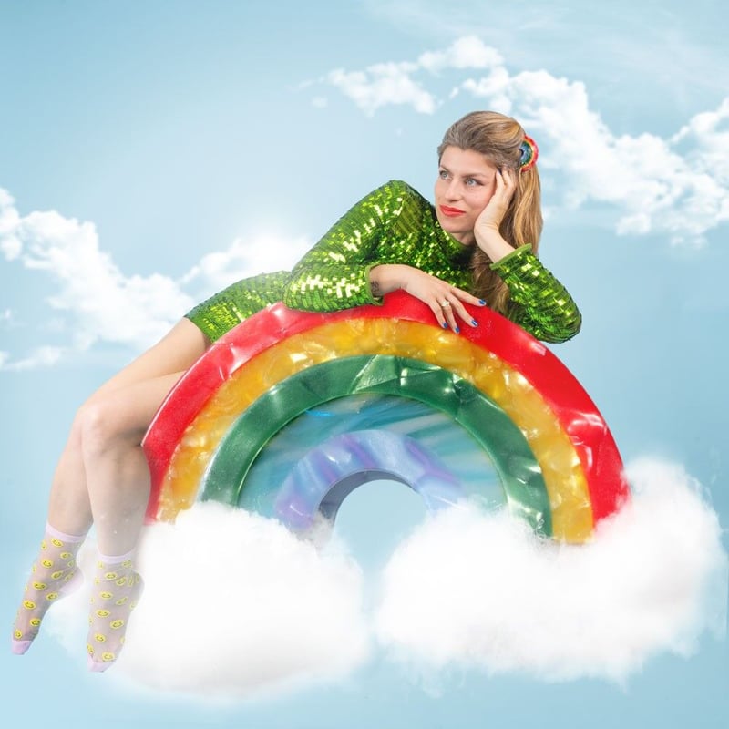 Coucou Suzette】Rainbow ヘアクリップ | goldandbouncy