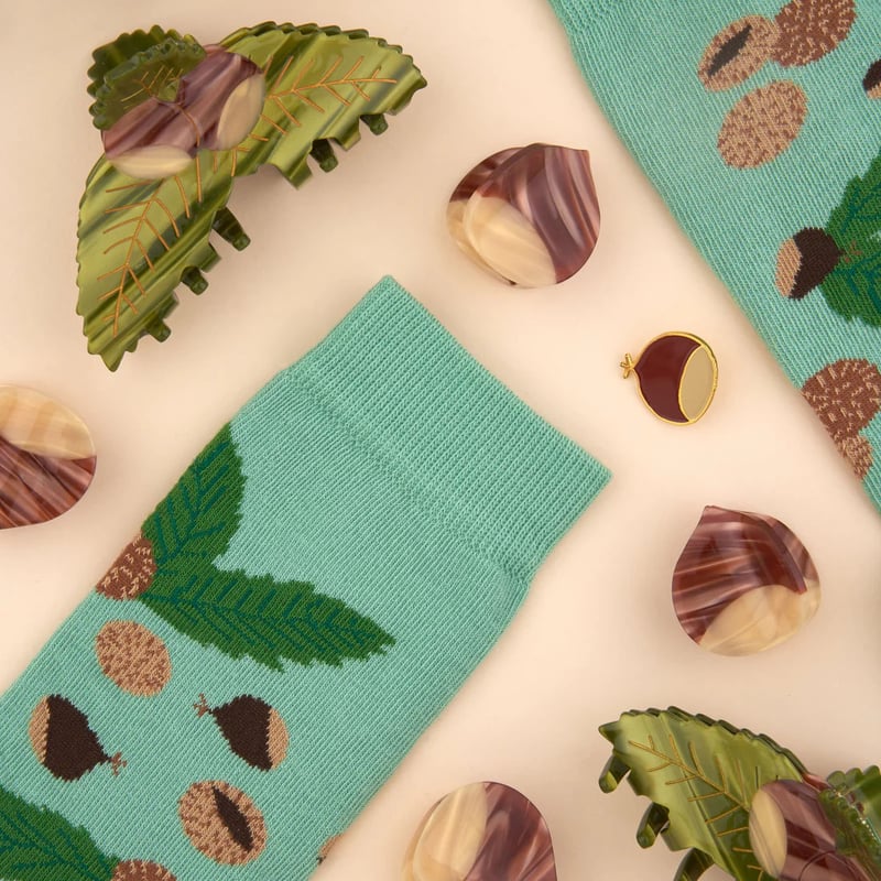 Coucou Suzette】Marron ヘアクリップ | goldandbouncy