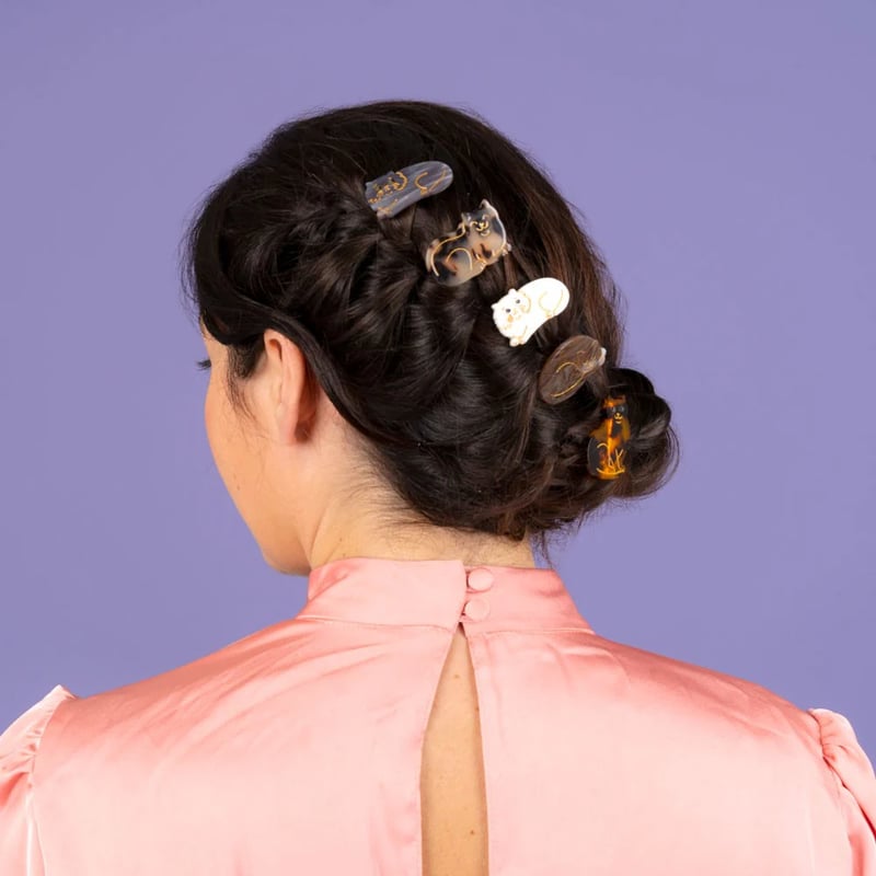 Coucou Suzette】Persian Cat ミニヘアピン | goldandbouncy
