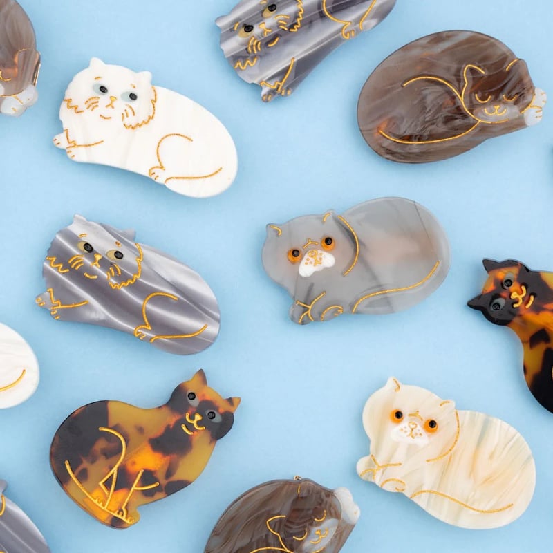 Coucou Suzette】Persian Cat ミニヘアピン | goldandbouncy