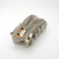 【Coucou Suzette x goldandbouncy】Exotic Cat ヘアクリップ （グレー）