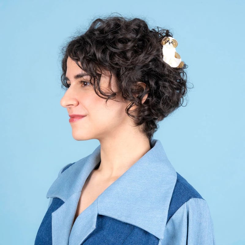 Coucou Suzette】Shih tzu（シーズー）ヘアクリップ | goldandb