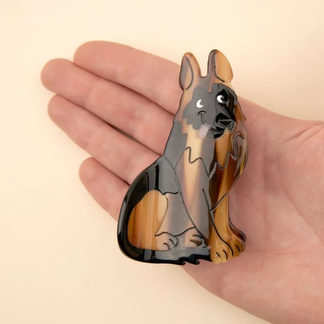 【Coucou Suzette】German Shepherd ヘアクリップ