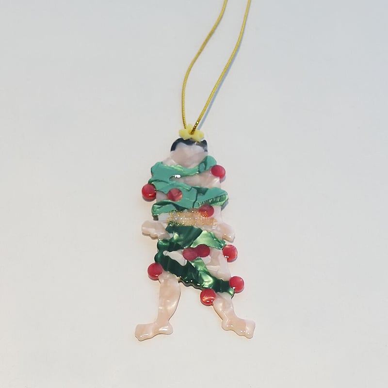 Coucou Suzette】Fir tree man クリスマスオーナメント | gold