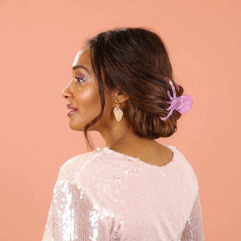 オクトパスデザイン ヘアアクセサリー Amazon.co.jp: fdsmall オクトパス バンスクリップ 女性用