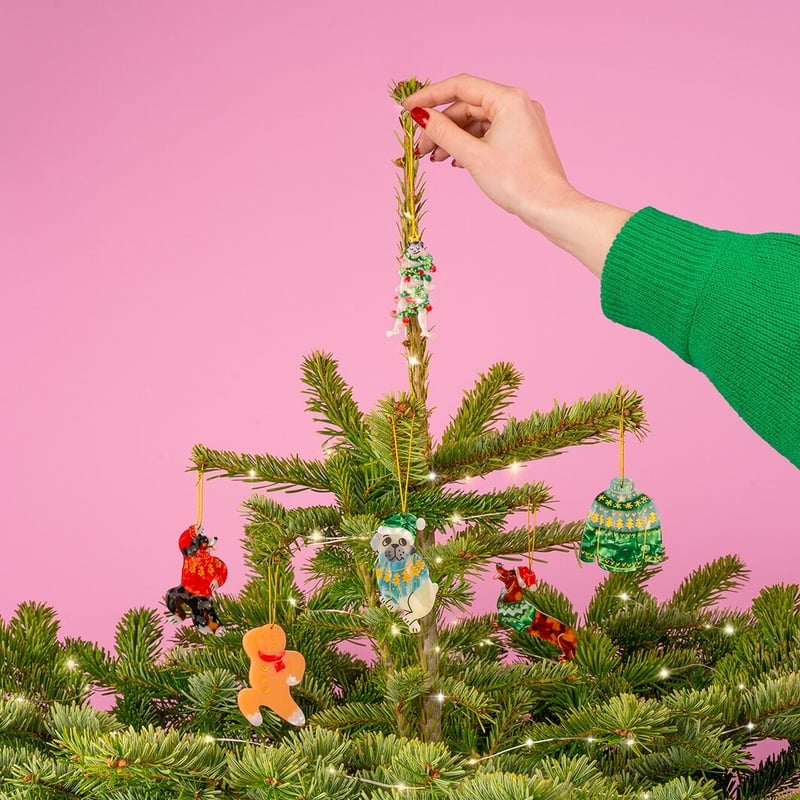 Coucou Suzette】Fir tree man クリスマスオーナメント | gold