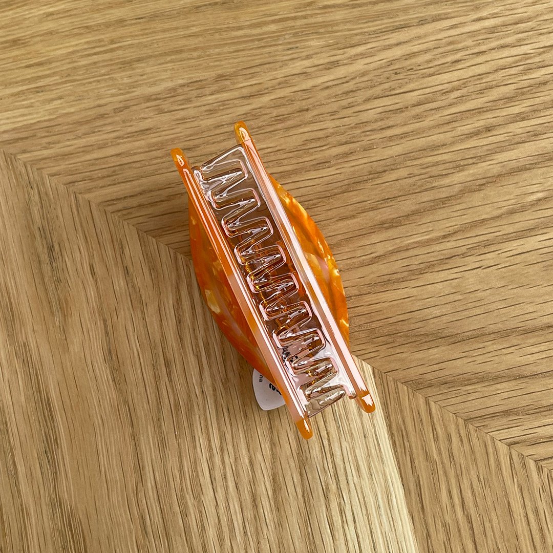 ⑬imac ビンテージオレンジ花モチーフヘアクリップ ⑬imac ビンテージオレンジ花モチーフヘアクリップ ⑬imac