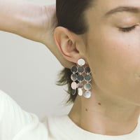 【Saskia Diez】シャンデリアシルバーピアス