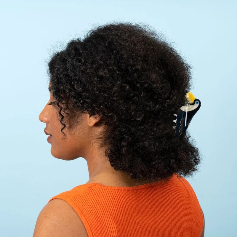 {送料.関税込} 蝶貝ヘアクリップ マルチカラー Coucou Suzette】Toucan ヘアクリップ | goldandbouncy
