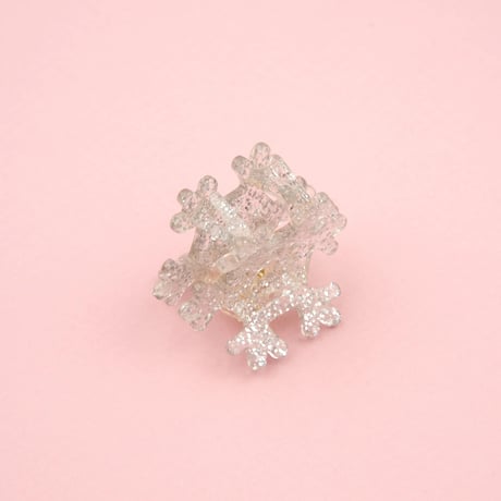 【Coucou Suzette】Mini Snowflake ヘアクリップ（スモールサイズ）