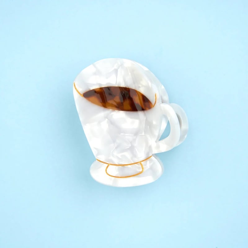 Coucou Suzette】Café ヘアクリップ | goldandbouncy
