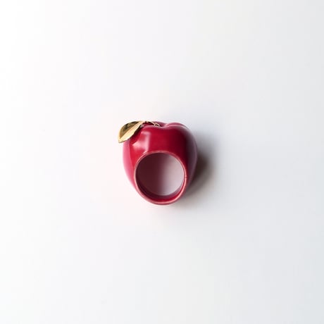 【ANDRESGALLARDO】 APPLE PORCELAIN RING RED