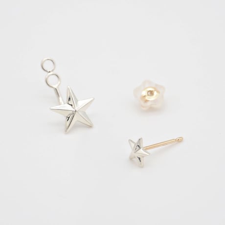 【bohem】スターピアス　シルバー