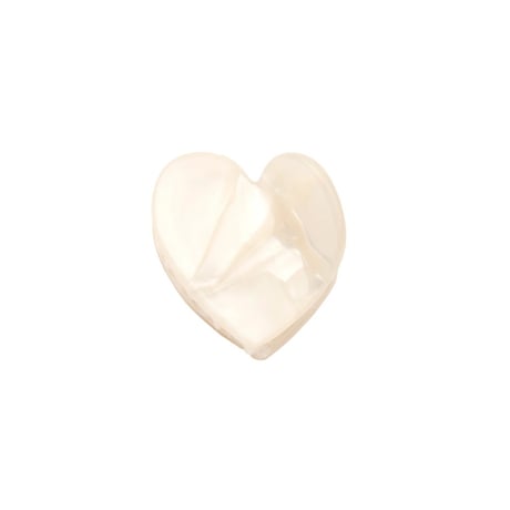 【Coucou Suzette】Mini White Heart ヘアクリップ