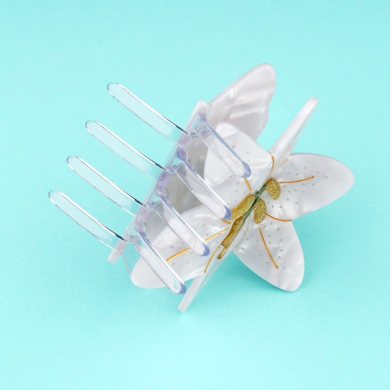 Coucou Suzette】Lilium ヘアクリップ（XLサイズ） | goldandb