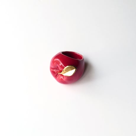 【ANDRESGALLARDO】 APPLE PORCELAIN RING RED