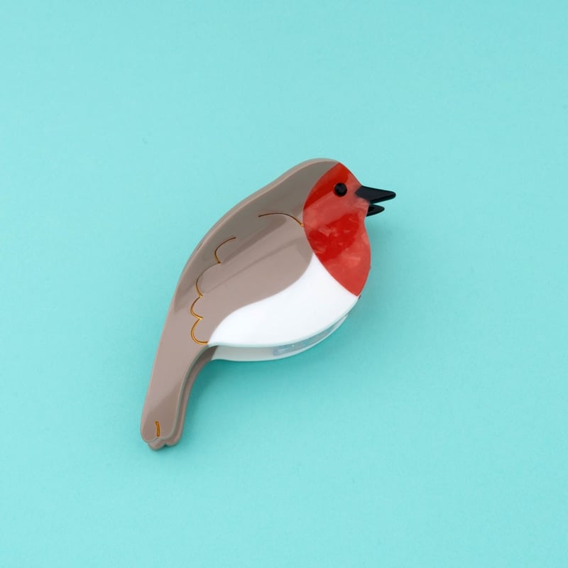Coucou Suzette】Robin Bird ヘアクリップ | goldandbouncy