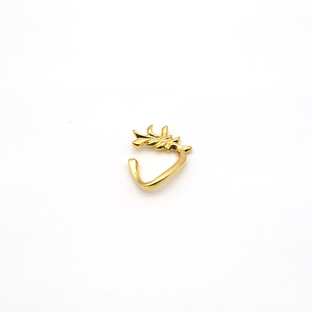 くだものイヤーカフ いちご（ゴールド） | goldandbouncy