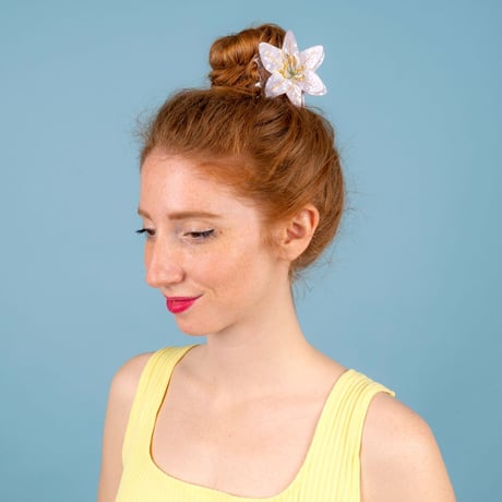 【Coucou Suzette】Lilium ヘアクリップ（XLサイズ）