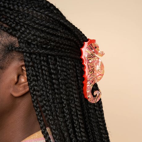 【Coucou Suzette】Seahorse（タツノオトシゴ）ヘアクリップ