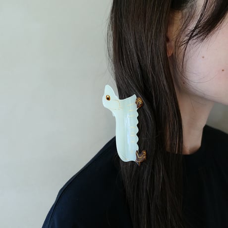 【Coucou Suzette】Ghost Dachshund ヘアクリップ
