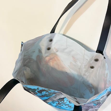 【SIMEON FARRAR】当店限定 PVC FABRIC BAG GHOST（マルチ）