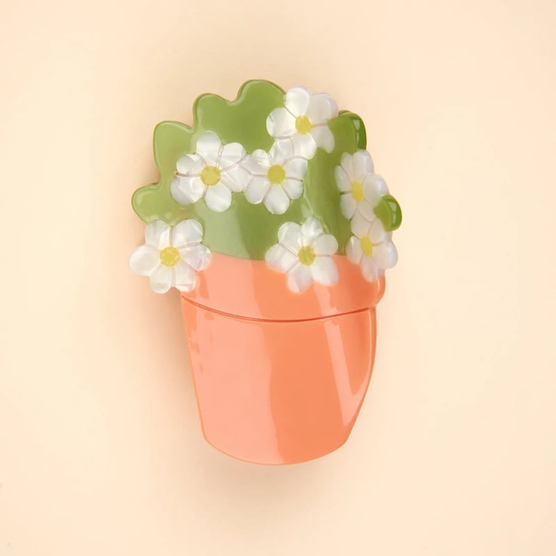 Coucou Suzette】Flower Pot ヘアクリップ | goldandbouncy