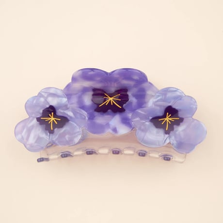 【Coucou Suzette】Trio Pansies ヘアクリップ