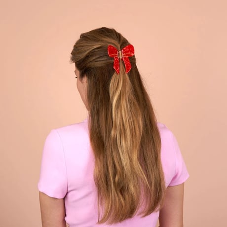 【Coucou Suzette】Ribbon ヘアクリップ