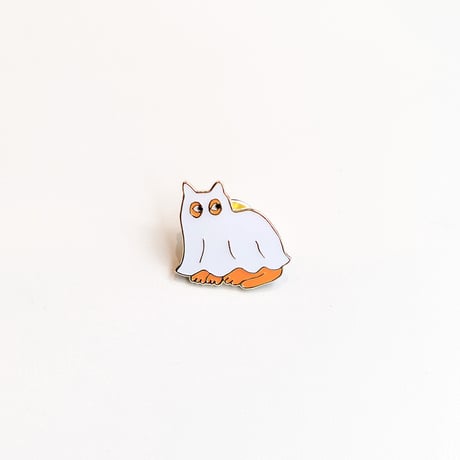 【Coucou Suzette】Ghost Cat ピンブローチ
