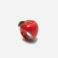 【ANDRESGALLARDO】 APPLE PORCELAIN RING RED