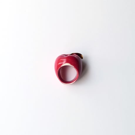 【ANDRESGALLARDO】 APPLE PORCELAIN RING RED