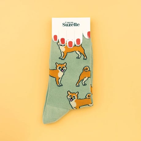 【Coucou Suzette】Shiba くつした