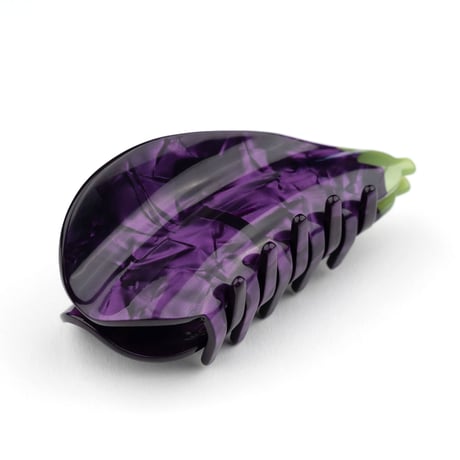 【Coucou Suzette】Eggplant（ナス）ヘアクリップ