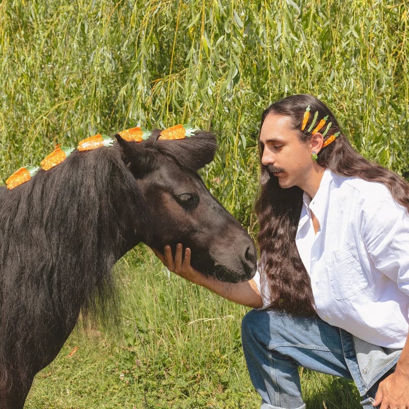 Coucou Suzette】Carrot ヘアクリップ | goldandbouncy