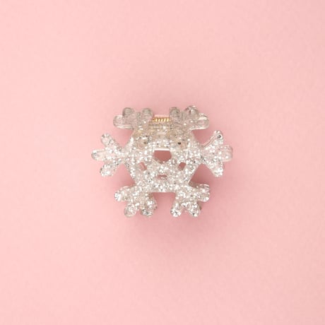 【Coucou Suzette】Mini Snowflake ヘアクリップ（スモールサイズ）
