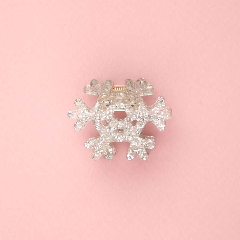 Coucou Suzette】Mini Snowflake ヘアクリップ（スモールサイズ）