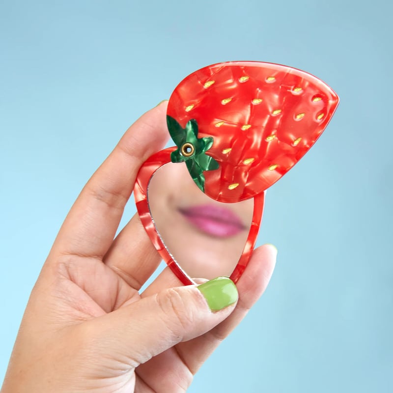 Coucou Suzette】Strawberry ミラー | goldandbouncy