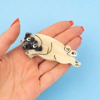 【Coucou Suzette】Pug ヘアクリップ
