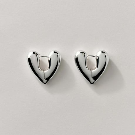 【ANNIKA INEZ】HEART HOOPS スモールピアス