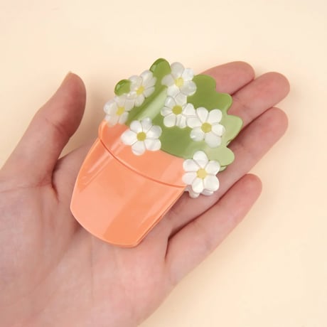 【Coucou Suzette】Flower Pot ヘアクリップ