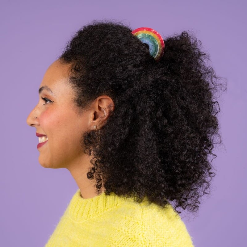 Coucou Suzette】Rainbow ヘアクリップ | goldandbouncy